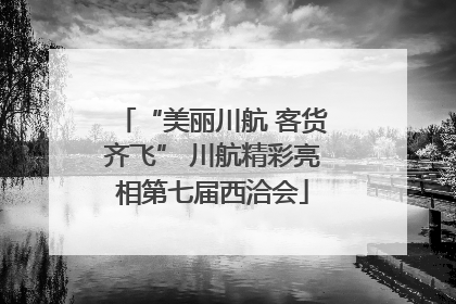 “美丽川航 客货齐飞” 川航精彩亮相第七届西洽会