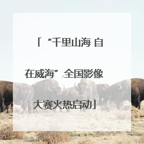 “千里山海 自在威海”全国影像大赛火热启动