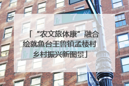 “农文旅体康”融合绘就鱼台王鲁镇孟楼村乡村振兴新图景