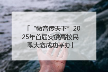 “徽音传天下”2025年首届安徽高校民歌大赛成功举办