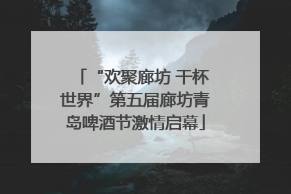 “欢聚廊坊 干杯世界”第五届廊坊青岛啤酒节激情启幕