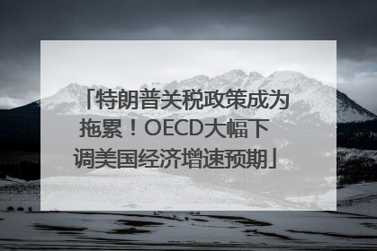 特朗普关税政策成为拖累！OECD大幅下调美国经济增速预期