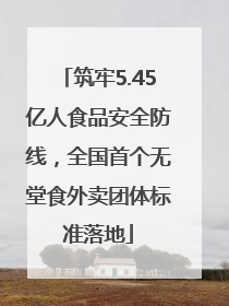 筑牢5.45亿人食品安全防线，全国首个无堂食外卖团体标准落地