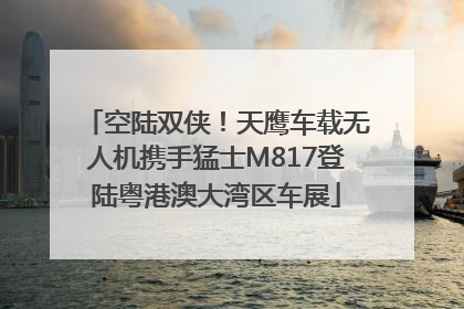 空陆双侠！天鹰车载无人机携手猛士M817登陆粤港澳大湾区车展