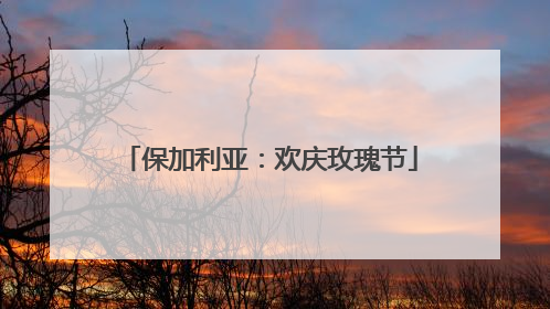 保加利亚：欢庆玫瑰节