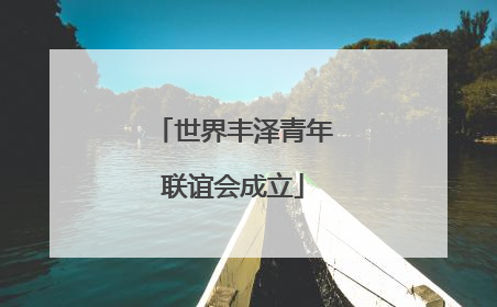 世界丰泽青年联谊会成立