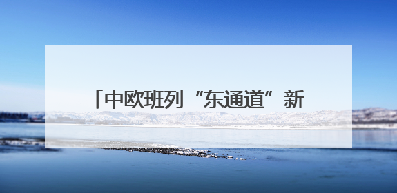 中欧班列“东通道”新建绥芬河隧道全线贯通