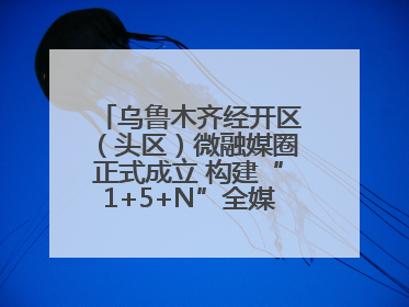 乌鲁木齐经开区（头区）微融媒圈正式成立 构建“1+5+N”全媒体传播新格局
