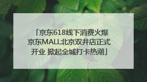 京东618线下消费火爆 京东MALL北京双井店正式开业 掀起全城打卡热潮