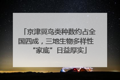 京津冀鸟类种数约占全国四成，三地生物多样性“家底”日益厚实