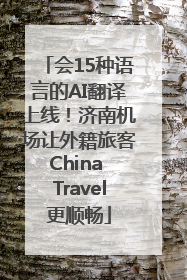 会15种语言的AI翻译上线！济南机场让外籍旅客China Travel更顺畅