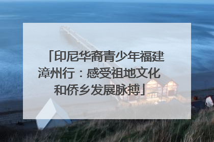 印尼华裔青少年福建漳州行：感受祖地文化和侨乡发展脉搏