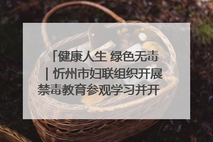 健康人生 绿色无毒｜忻州市妇联组织开展禁毒教育参观学习并开展主题党日活动