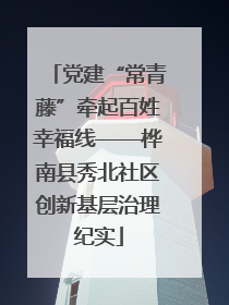 党建“常青藤”牵起百姓幸福线——桦南县秀北社区创新基层治理纪实