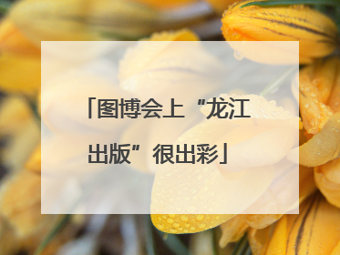 图博会上“龙江出版”很出彩