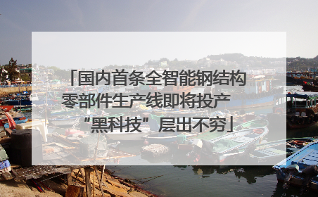 国内首条全智能钢结构零部件生产线即将投产 “黑科技”层出不穷