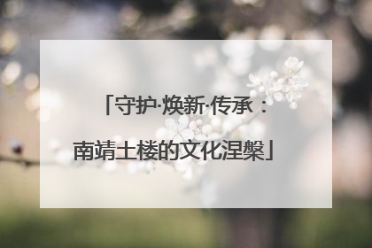 守护·焕新·传承：南靖土楼的文化涅槃