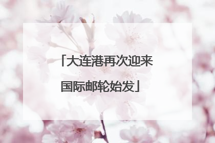 大连港再次迎来国际邮轮始发