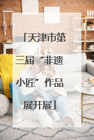 天津市第三届“非遗小匠”作品展开展