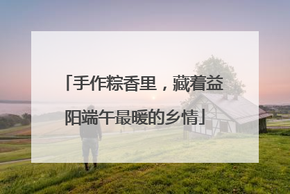 手作粽香里，藏着益阳端午最暖的乡情