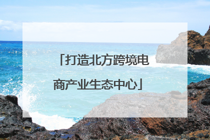 打造北方跨境电商产业生态中心
