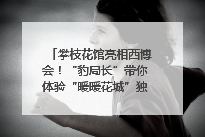 攀枝花馆亮相西博会！“豹局长”带你体验“暖暖花城”独特魅力｜西博视界