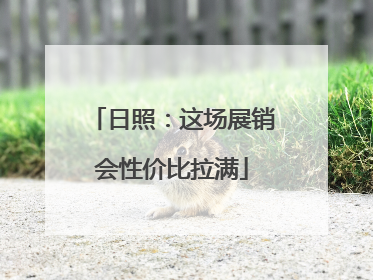 日照：这场展销会性价比拉满