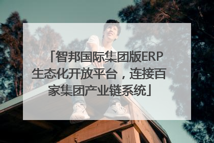智邦国际集团版ERP生态化开放平台，连接百家集团产业链系统