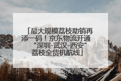 最大规模荔枝助销再添一码！京东物流开通“深圳-武汉-西安” 荔枝全货机航线