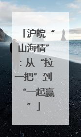 沪皖“山海情”：从“拉一把”到“一起赢”
