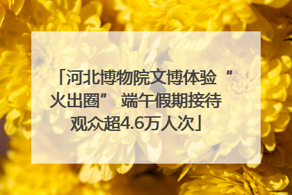 河北博物院文博体验“火出圈” 端午假期接待观众超4.6万人次