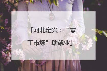 河北定兴：“零工市场”助就业