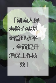 湖南人保寿险夯实基础管理水平，全面提升消保工作质效