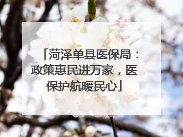 菏泽单县医保局：政策惠民进万家，医保护航暖民心