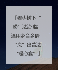 老枣树下“唠”法治 临泽用乡音乡情“烹”出普法“暖心宴”
