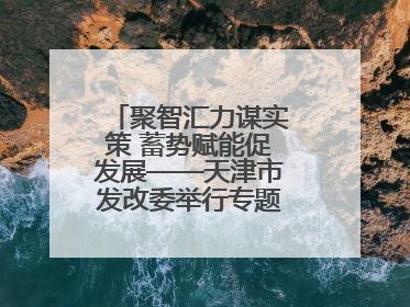 聚智汇力谋实策 蓄势赋能促发展——天津市发改委举行专题培训研讨活动