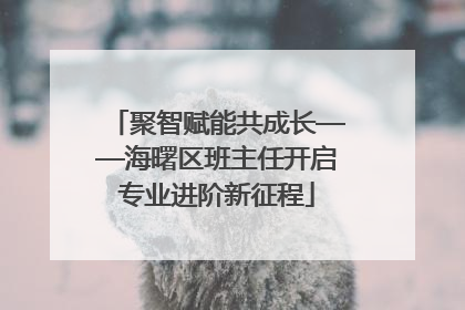 聚智赋能共成长——海曙区班主任开启专业进阶新征程