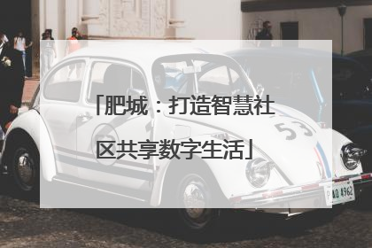 肥城：打造智慧社区共享数字生活
