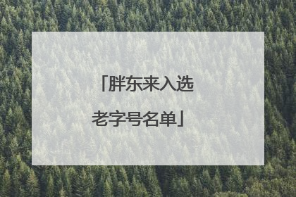 胖东来入选老字号名单