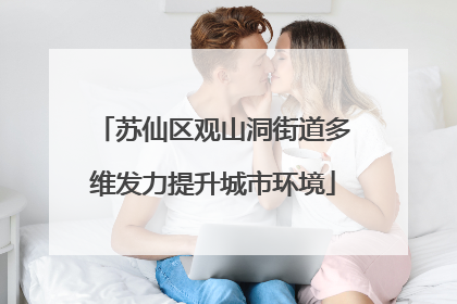 苏仙区观山洞街道多维发力提升城市环境
