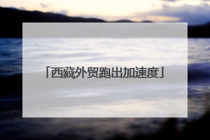 西藏外贸跑出加速度