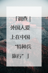 调查｜外国人爱上在中国“特种兵旅行”
