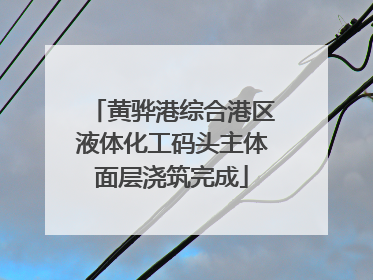 黄骅港综合港区液体化工码头主体面层浇筑完成