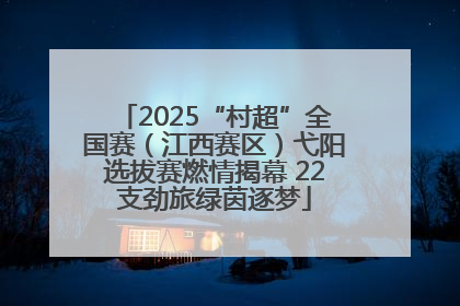 2025“村超”全国赛（江西赛区）弋阳选拔赛燃情揭幕 22支劲旅绿茵逐梦