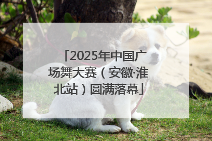 2025年中国广场舞大赛（安徽·淮北站）圆满落幕