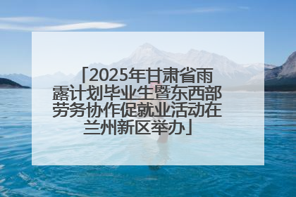 2025年甘肃省雨露计划毕业生暨东西部劳务协作促就业活动在兰州新区举办