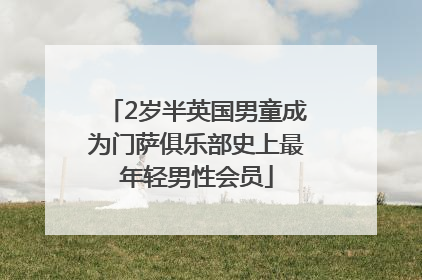 2岁半英国男童成为门萨俱乐部史上最年轻男性会员