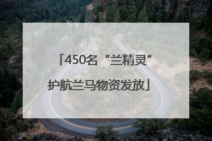 450名“兰精灵”护航兰马物资发放